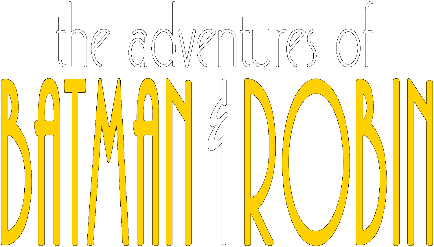 Adventures of Batman & Robin logo for Super Nintendo